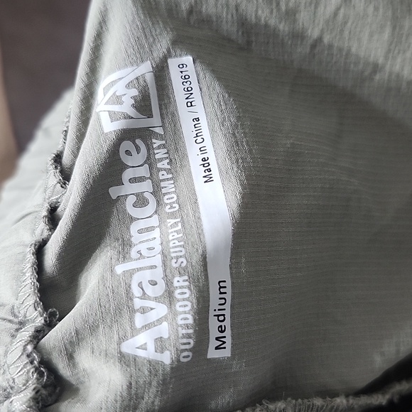 Avalanche Gray/Green Athletic Shorts/ Skort - Picture 6 of 8